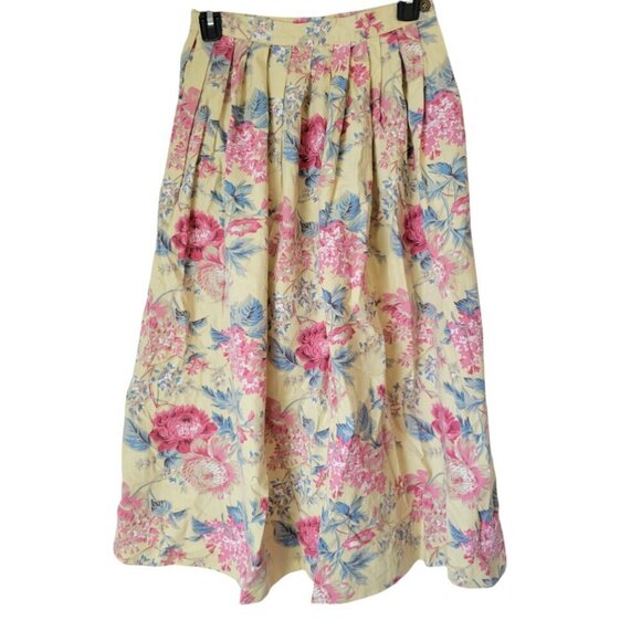 Cambridge Dry Goods Dresses & Skirts - Vintage Women's Cambridge Dry Goods Floral Country Chic Skirt 4